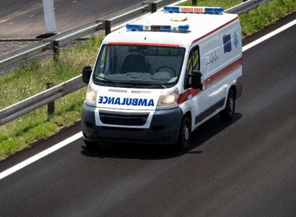 Ambulance fleet with GPS tracking devices for emergency vehicle monitoring, fleet tracking, and live location tracking